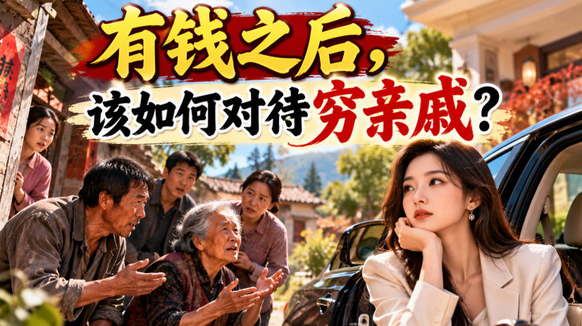 某公众号付费文章:有钱之后,该如何对待穷亲戚?-资源社