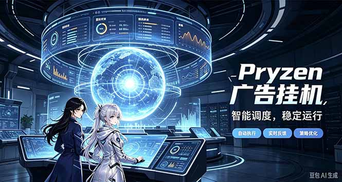Pryzen广告全自动挂机给自己一个交代,门槛低,零基础小白也可以快速上手-资源社
