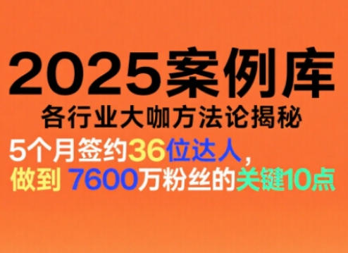 波波来了案例库，收录各行业大咖的方法论，各行业大咖方法论揭秘(更新2026年3月)-资源社