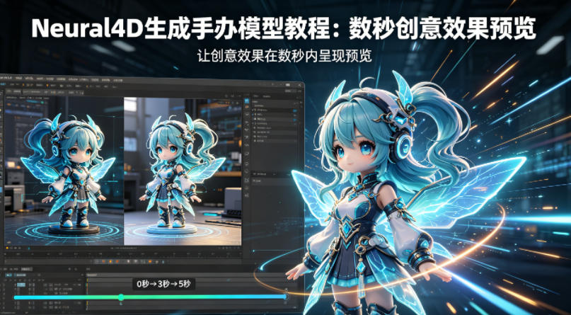 Neural4D生成手办模型教程，让创意效果在数秒内呈现预览-资源社