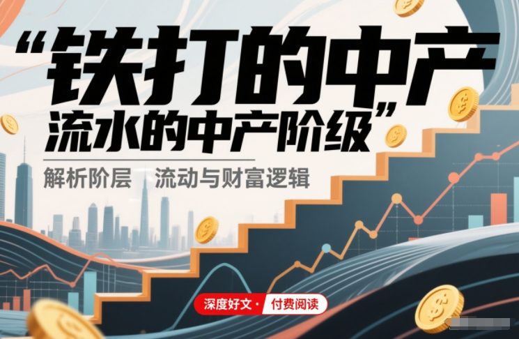 付费文章：铁打的中产，流水的中产阶级-资源社