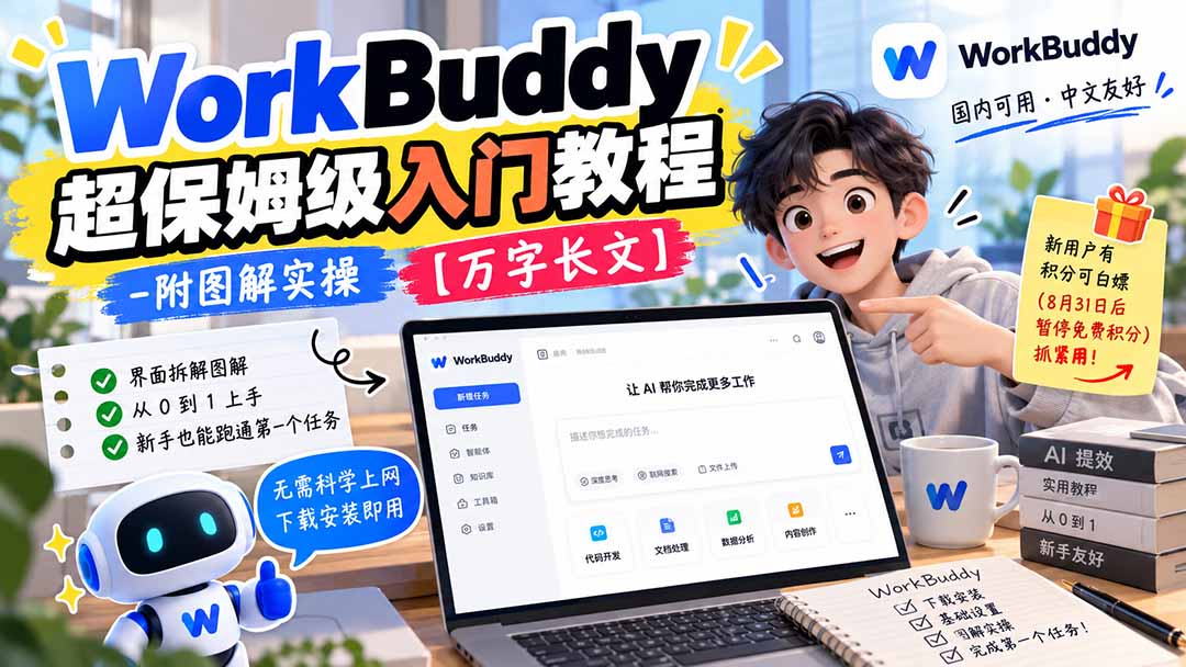WorkBuddy 超保姆级入门教程-附图解实操 【万字长文】-资源社
