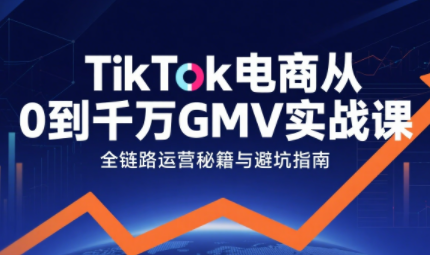 三千老师·TikTok电商从0到千万GMV实战课(更新)-资源社