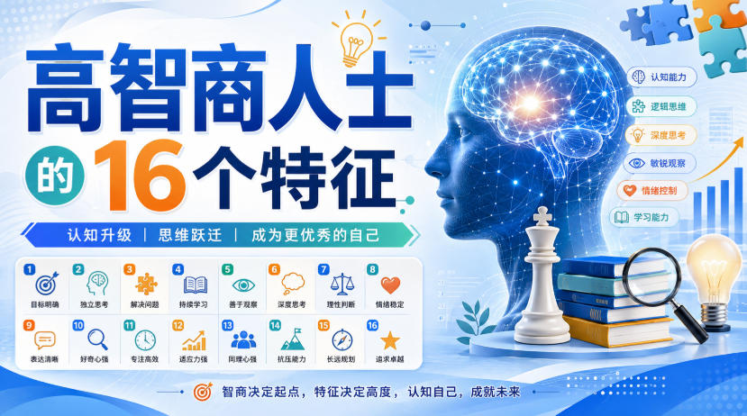 付费文章:高智商人士的16个特征-资源社