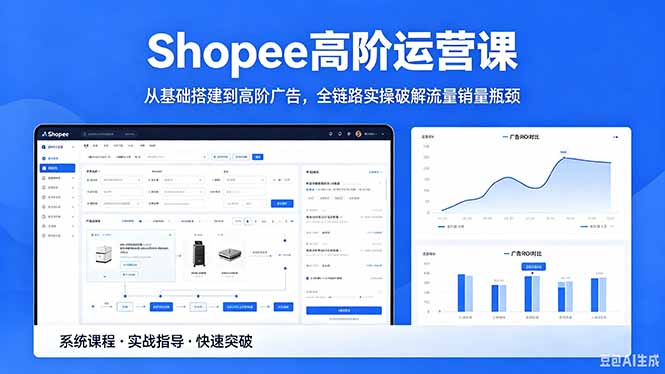 Shopee高阶运营课-2026年5月更新，从基础搭建到高阶广告，全链路实操破解流量销量瓶颈-资源社