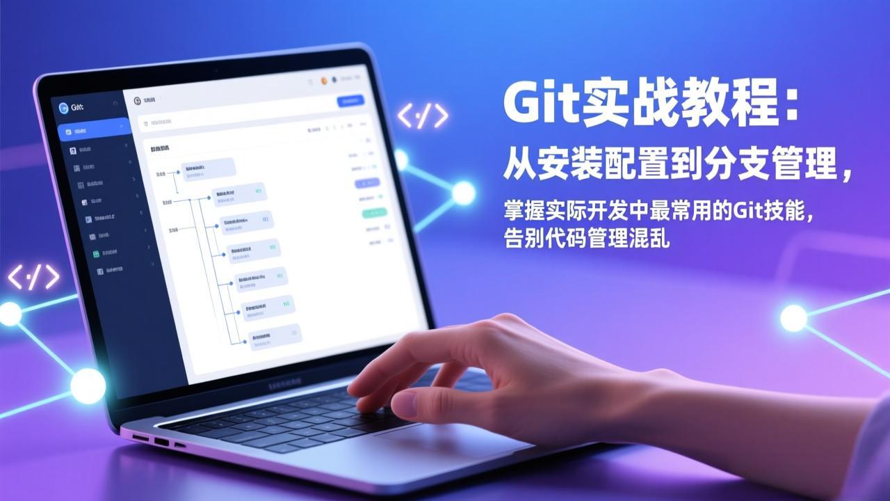 Git实战教程:从安装配置到分支管理,掌握实际开发中最常用的Git技能,告别代码管理混乱-资源社