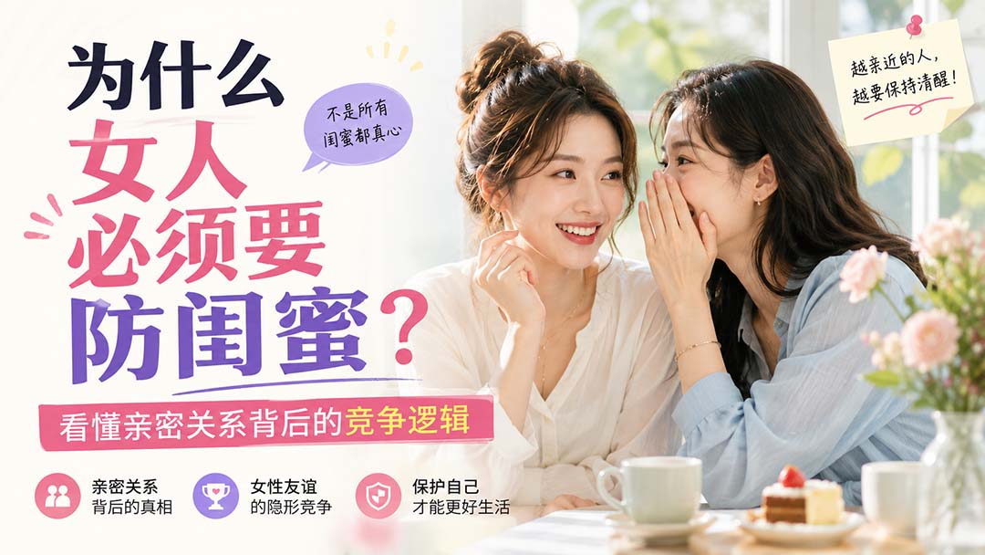 付费文章:为什么女人必须要防闺蜜?看懂亲密关系背后的竞争逻辑-资源社