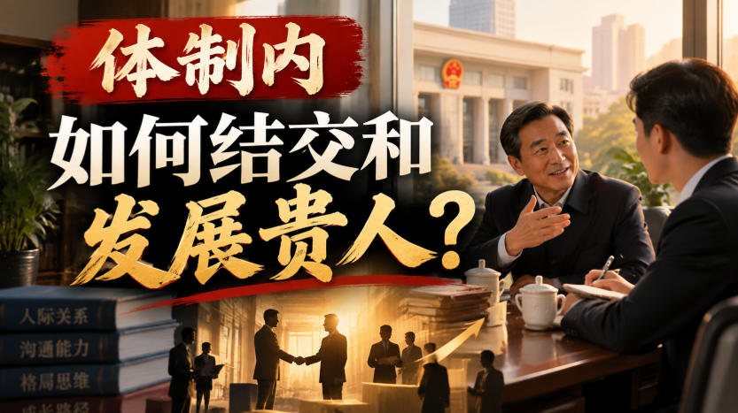 某公众号付费文章:体制内,如何结交和发展贵人?-资源社