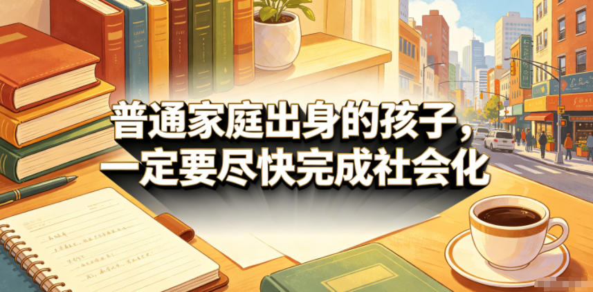 付费文章:普通家庭出身的孩子,一定要尽快完成社会化-资源社
