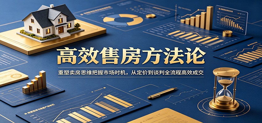 高效售房方法论:重塑卖房思维把握市场时机,从定价到谈判全流程高效成交-资源社