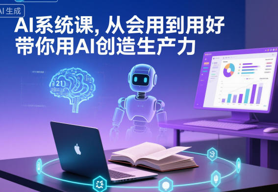 AI系统课，从会用到用好，带你用AI创造生产力-资源社