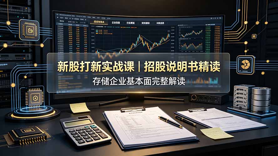 付费文章:新股打新实战课|招股说明书精读,存储企业基本面完整解读-资源社