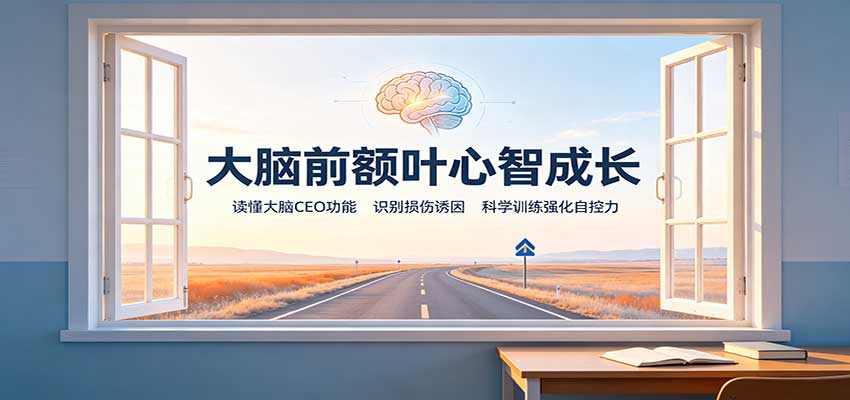 大脑前额叶心智成长：读懂大脑CEO功能，识别损伤诱因，科学训练强化自控力-资源社