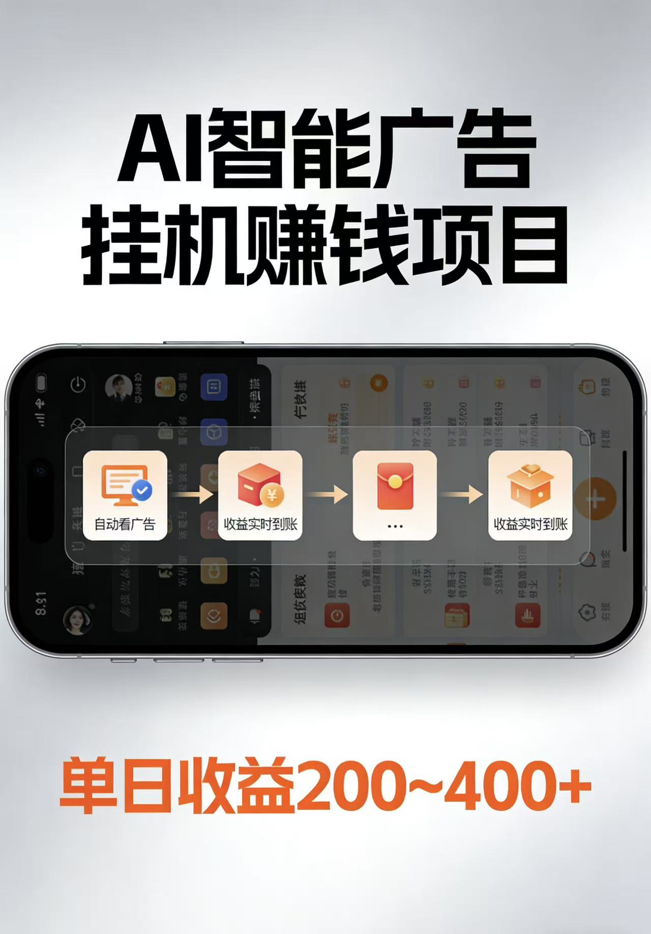 AI智能挂机看广告,每日稳定收益200-400+-资源社