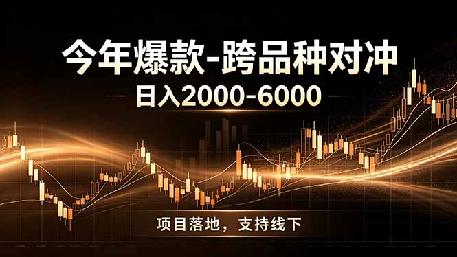 全新跨品种对冲模式上线！日稳定盈利 2000-6000，合规长久可批量放大-资源社