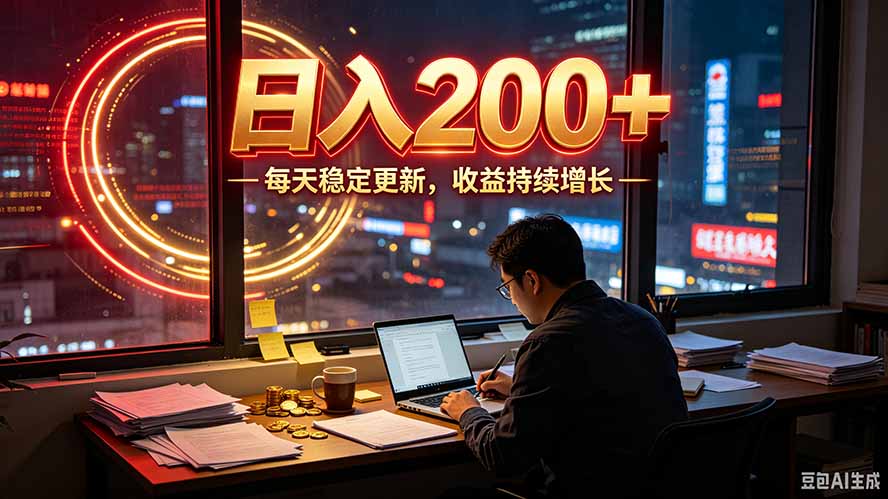 番茄达人变现新玩法,全自动运行 每日300+-资源社