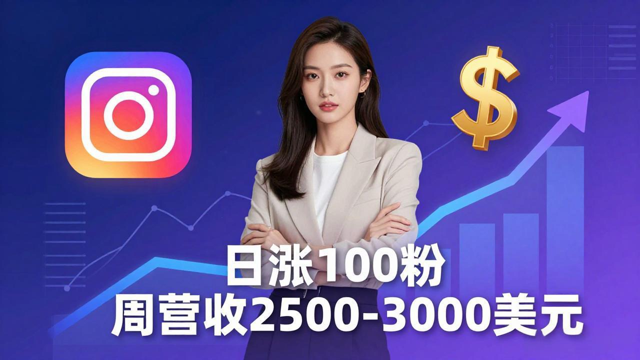 想做数字产品？Sheri亲授：日涨100粉、每周2500至3000美元的营收，Instagram躺着赚-资源社
