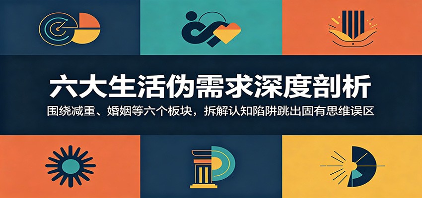六大生活伪需求深度剖析:围绕减重、婚姻等六个板块,拆解认知陷阱跳出固有思维误区-资源社
