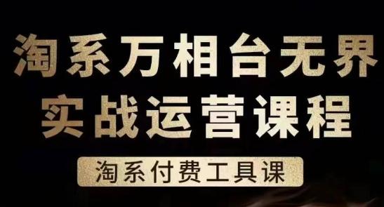 淘系万相台无界实战运营课，淘系付费工具课-资源社