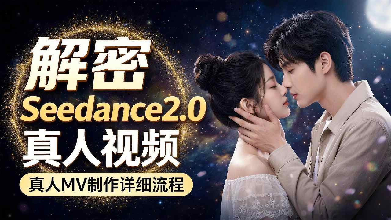 Seedance 2.0解密教程：零基础制作真人MV全流程-资源社