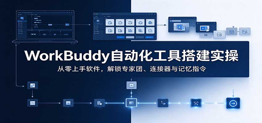 WorkBuddy自动化工具搭建实操:从零上手软件,解锁专家团、连接器与记忆指令-资源社