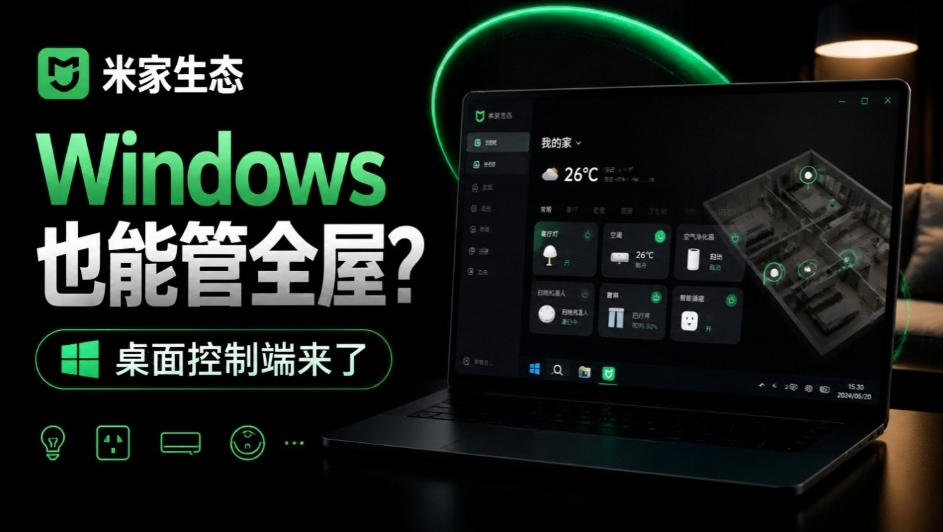 Windows电脑也能管全屋？这下真省心，米家生态桌面控制端来了，Github最新开源，MiHome-Windows-资源社
