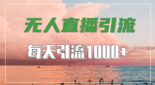 抖音快手视频号全平台通用，无人直播引流法，超暴力引流1000+高质量精准创业粉【揭秘】-资源社