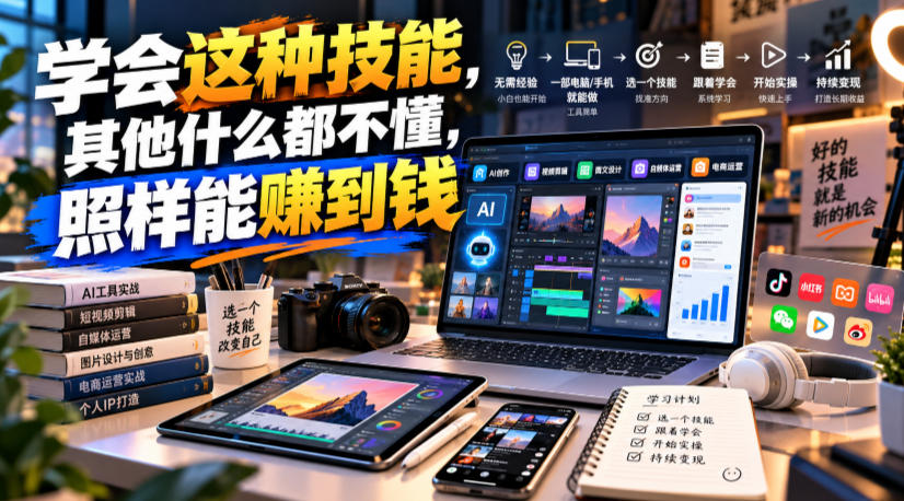 某公众号付费文章：学会这种技能，其他什么都不懂，照样能賺到钱-资源社