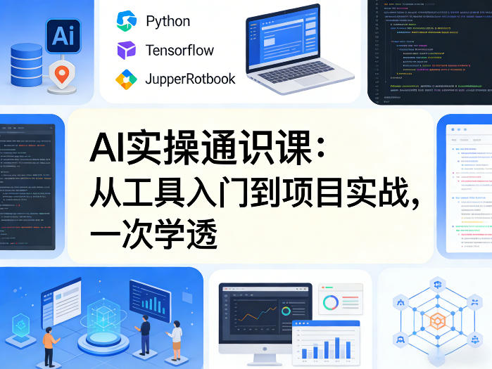 AI实操通识课，从工具入门到项目实战，一次学透-资源社