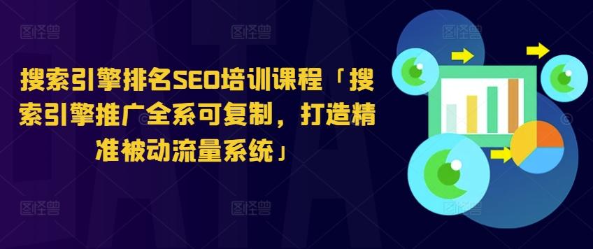 搜索引擎排名SEO培训课程「搜索引擎推广全系可复制，打造精准被动流量系统」-资源社