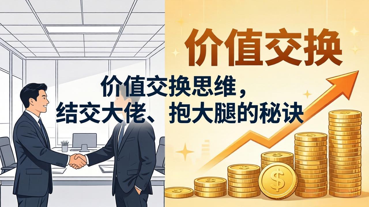 某付费文章：价值交换思维，结交大佬、抱大腿的秘诀-资源社