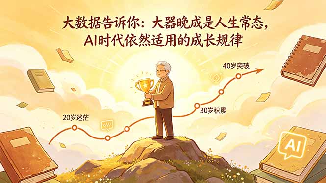 付费文章：大数据告诉你：大器晚成是人生常态，AI 时代依然适用的成长规律-资源社