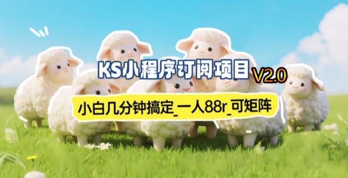 【新一期】小程序订阅_小白几分钟70-80r,可矩阵(已测到账)-资源社