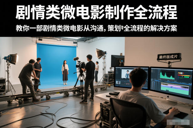 剧情类微电影制作全流程，教你一部剧情类微电影从沟通，策划到拍摄制作全流程的解决方案-资源社