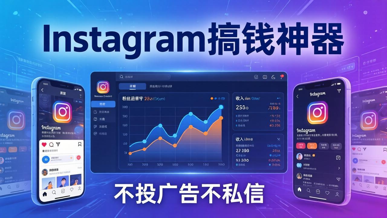 Instagram搞钱神器：月涨6万粉+月入5万刀，不投广告不私信，靠算法+低价产品-资源社