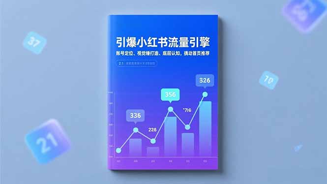 引爆小红书流量引擎，账号定位、视觉锤打造、底层认知，撬动首页推荐-资源社