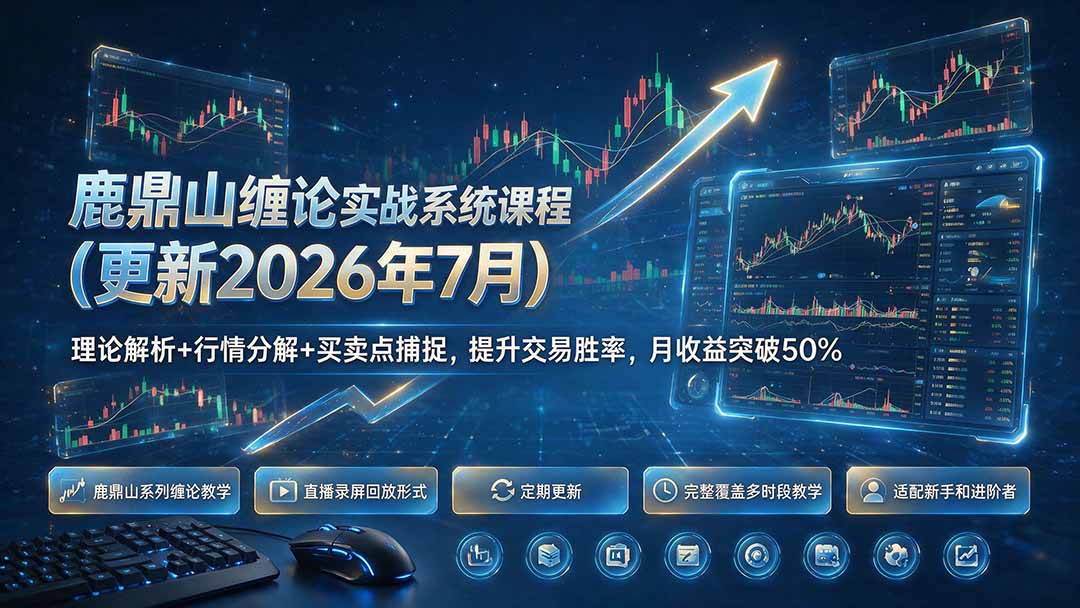 鹿鼎山缠论实战系统课程(更新26年7月-资源社