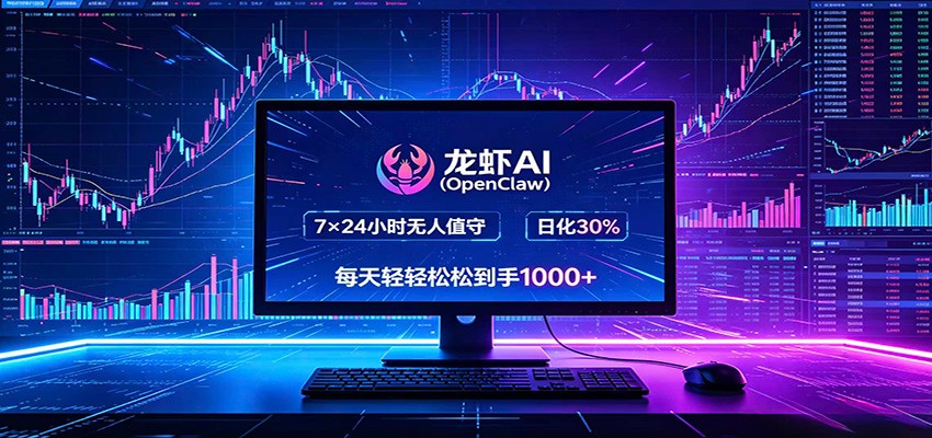 龙虾AI(OpenClaw)全自动挂机，智能操控电脑高效执行任务，每天轻松到手四位数-资源社