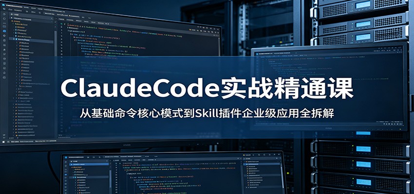 ClaudeCode实战精通课:从基础命令核心模式到Skill插件企业级应用全拆解-资源社