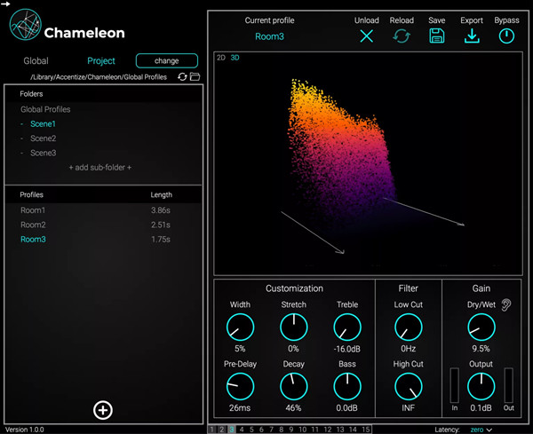 Accentize Chameleon(智能音频插件) v2.1.1 免费版-资源社