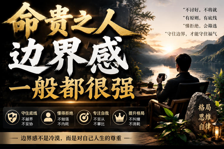 付费文章：命贵之人，边界感一般都很强-资源社
