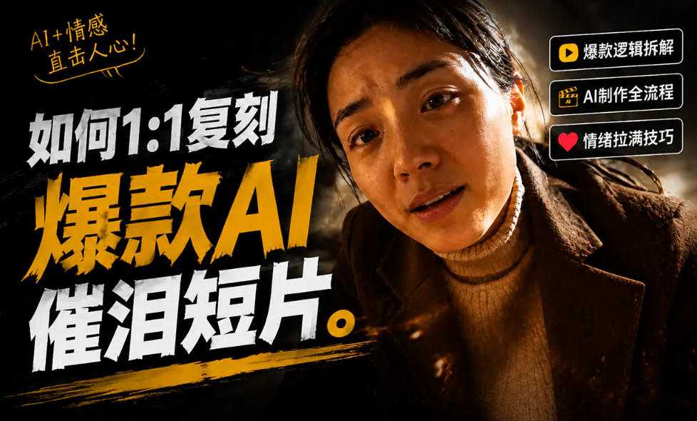 豆包+Gemini生成真人AI短剧-拆解复刻百万爆款第一人称短片,一站式讲透爆款复刻全流程-资源社