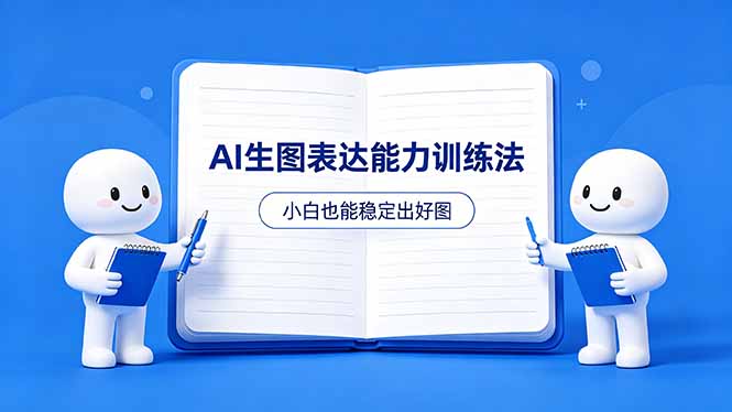 AI生图不是做漂亮图，而是表达能力。这套方法让小白也能稳定出好图-资源社