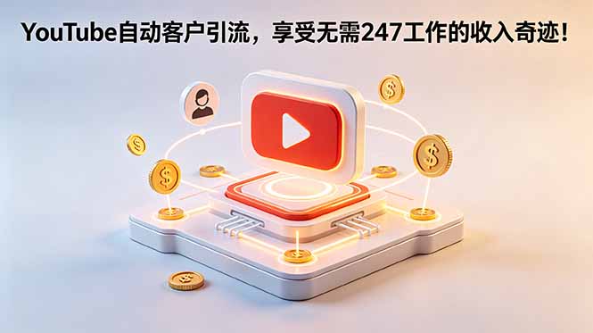 YouTube 自动客户引流，享受无需 247 工作的收入奇迹！【原创双语字幕】-资源社