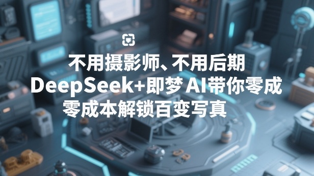 不用摄影师、不用后期，DeepSeek+即梦AI带你零成本解锁百变写真！-资源社