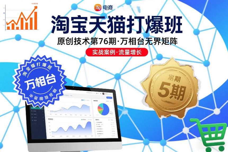 淘宝天猫打爆班原创技术第76期，万相台无界矩阵-资源社