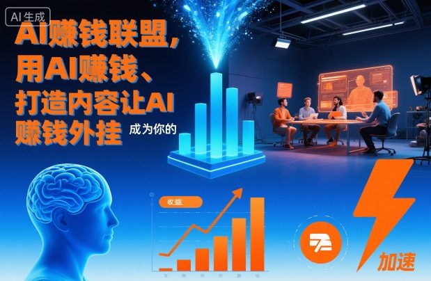 AI賺钱联盟,用AI賺钱、打造内容让AI成为你的賺钱外挂-资源社