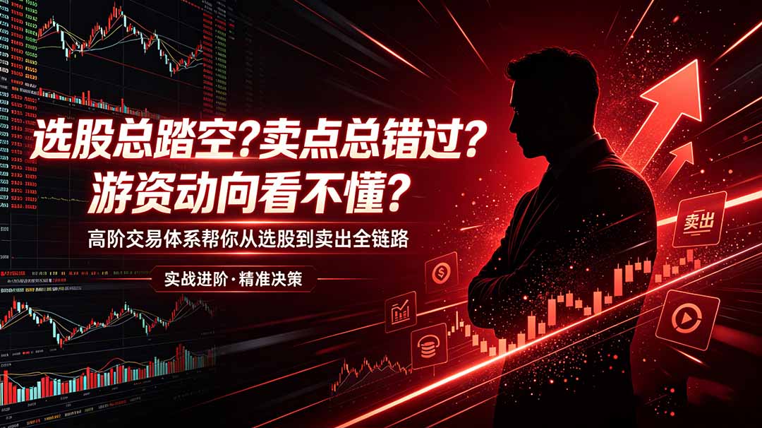 选股总踏空?卖点总错过?游资动向看不懂?高阶交易体系帮你从选股到卖出全链路(更新6月-资源社