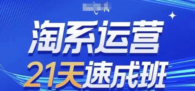淘系运营21天速成班(更新24年6月)，0基础轻松搞定淘系运营，不做假把式-资源社