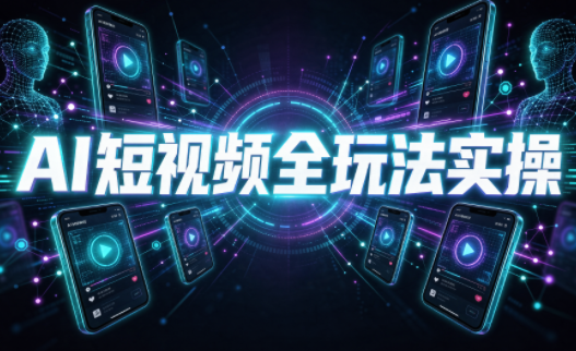 AI短视频全玩法实操(剪辑+带货+数字人+漫剧+短剧)-资源社